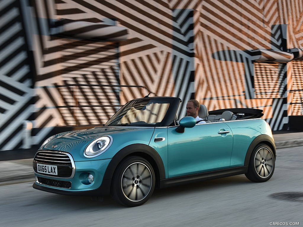 2016 MINI Cooper Convertible (Color: Caribbean Aqua Metallic)