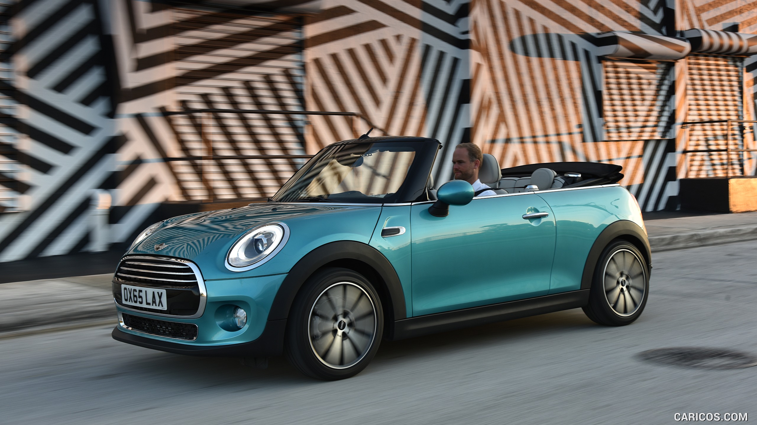 2016 MINI Cooper Convertible (Color: Caribbean Aqua Metallic) | Caricos