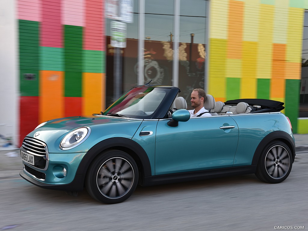 2016 MINI Cooper Convertible (Color: Caribbean Aqua Metallic)