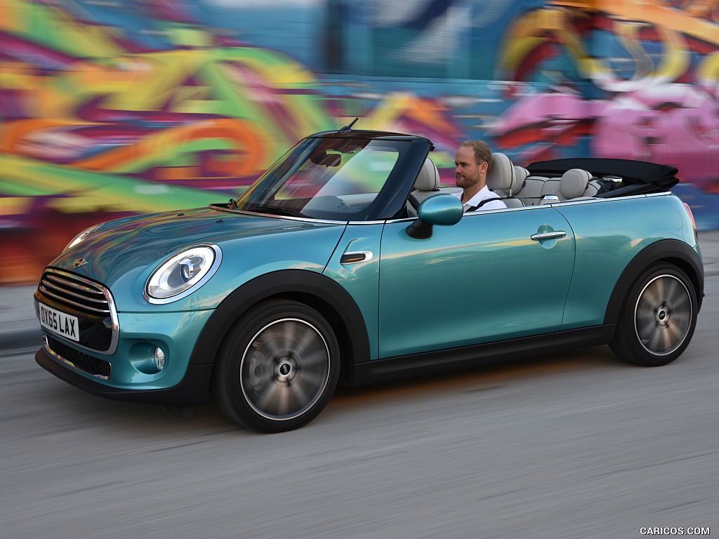 2016 MINI Cooper Convertible (Color: Caribbean Aqua Metallic)