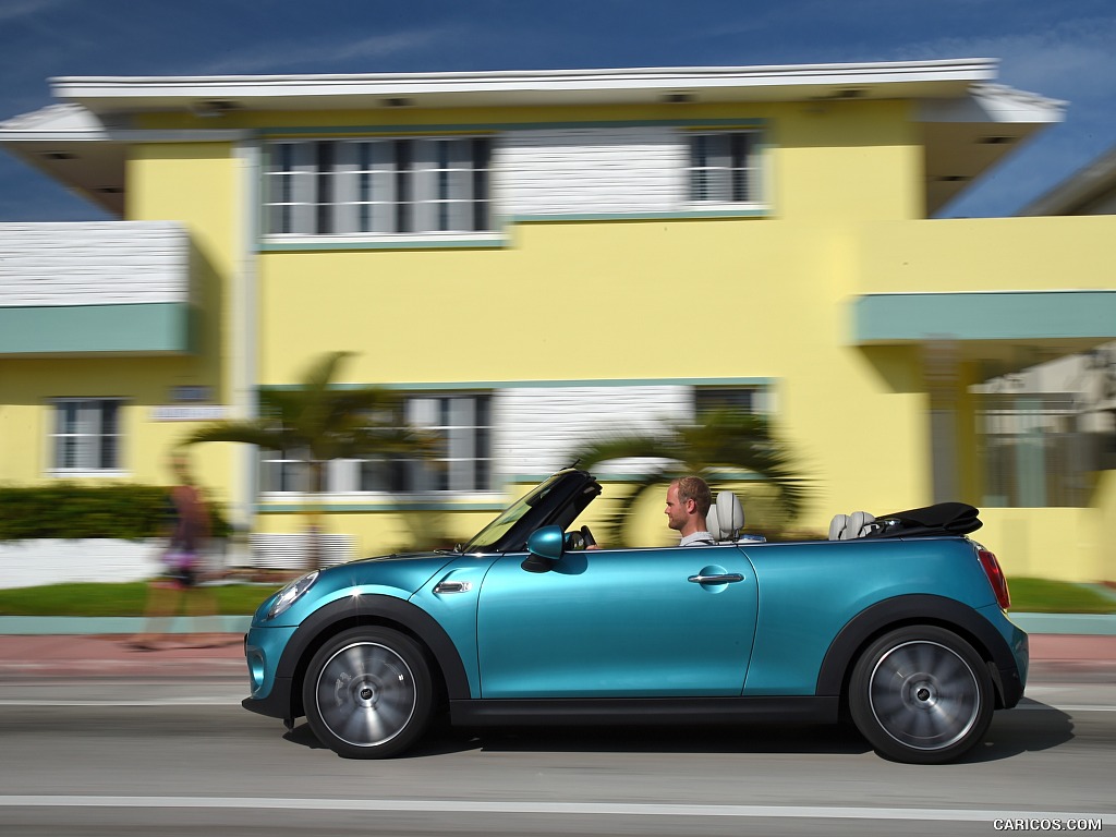 2016 MINI Cooper Convertible (Color: Caribbean Aqua Metallic)