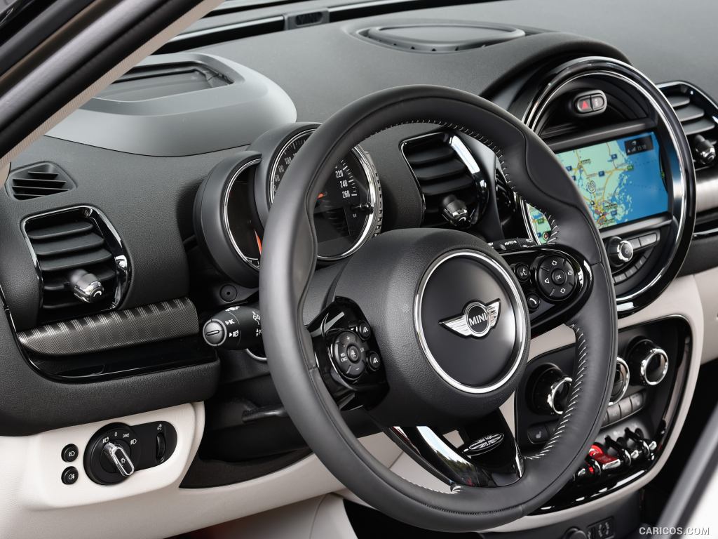 2016 MINI Cooper S Clubman in Metallic Melting Silver - Interior, Steering Wheel