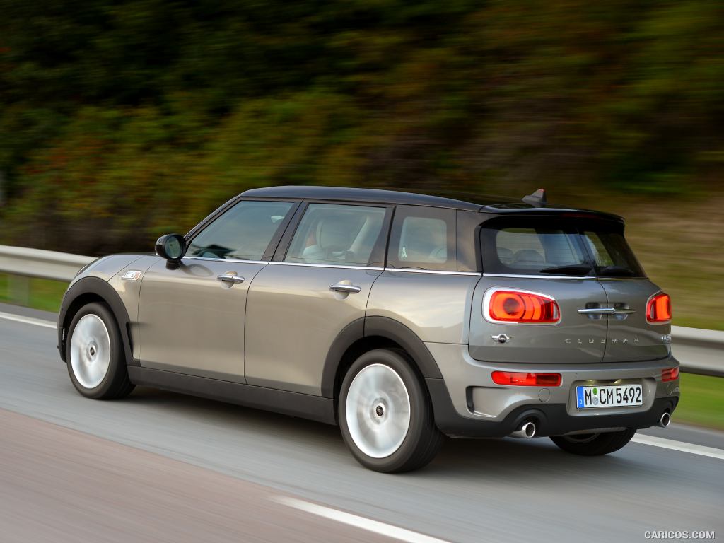 2016 MINI Cooper S Clubman in Metallic Melting Silver - Rear