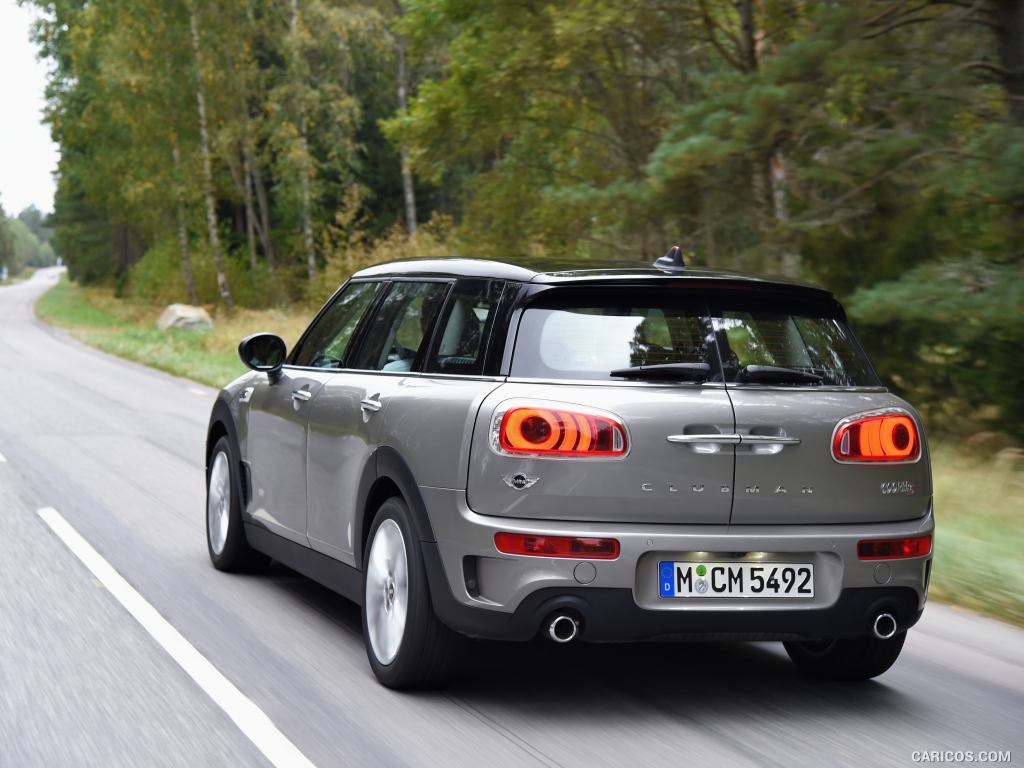 2016 MINI Cooper S Clubman in Metallic Melting Silver - Rear