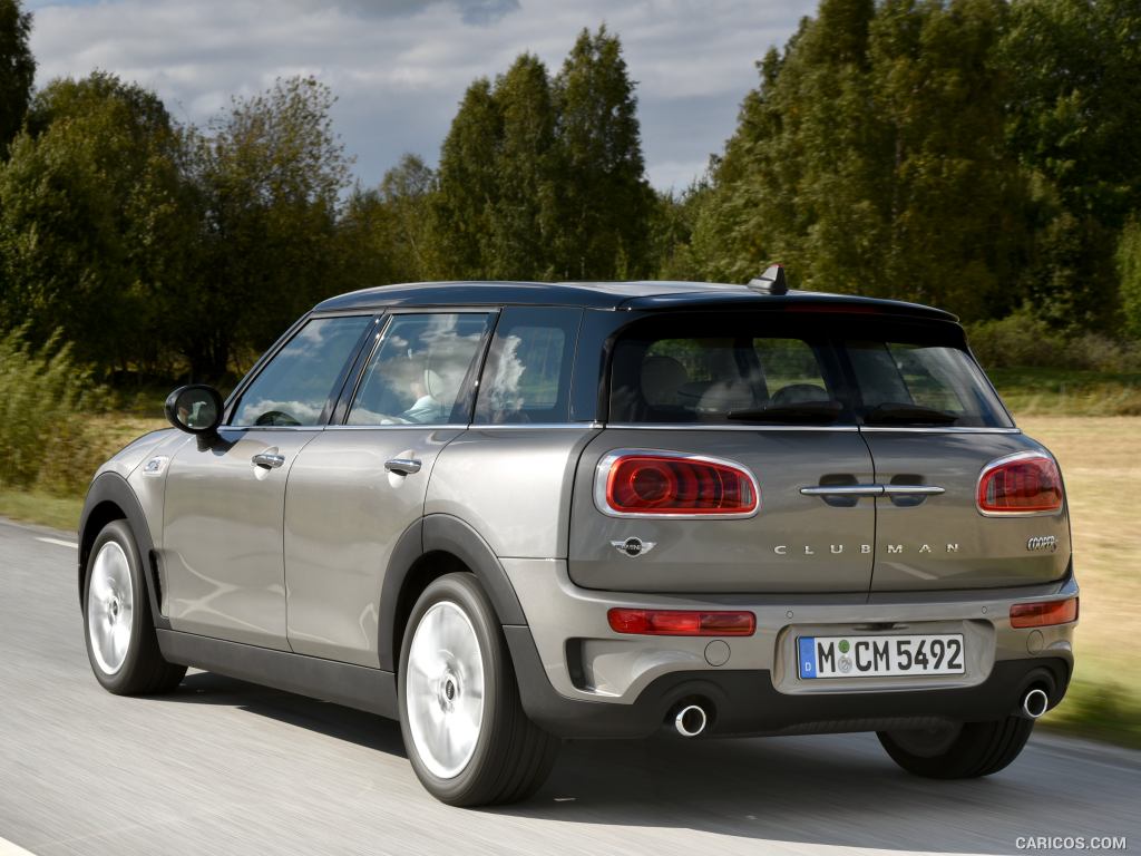 2016 MINI Cooper S Clubman in Metallic Melting Silver - Rear