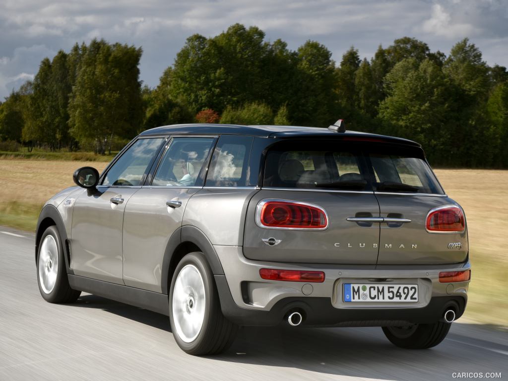 2016 MINI Cooper S Clubman in Metallic Melting Silver - Rear