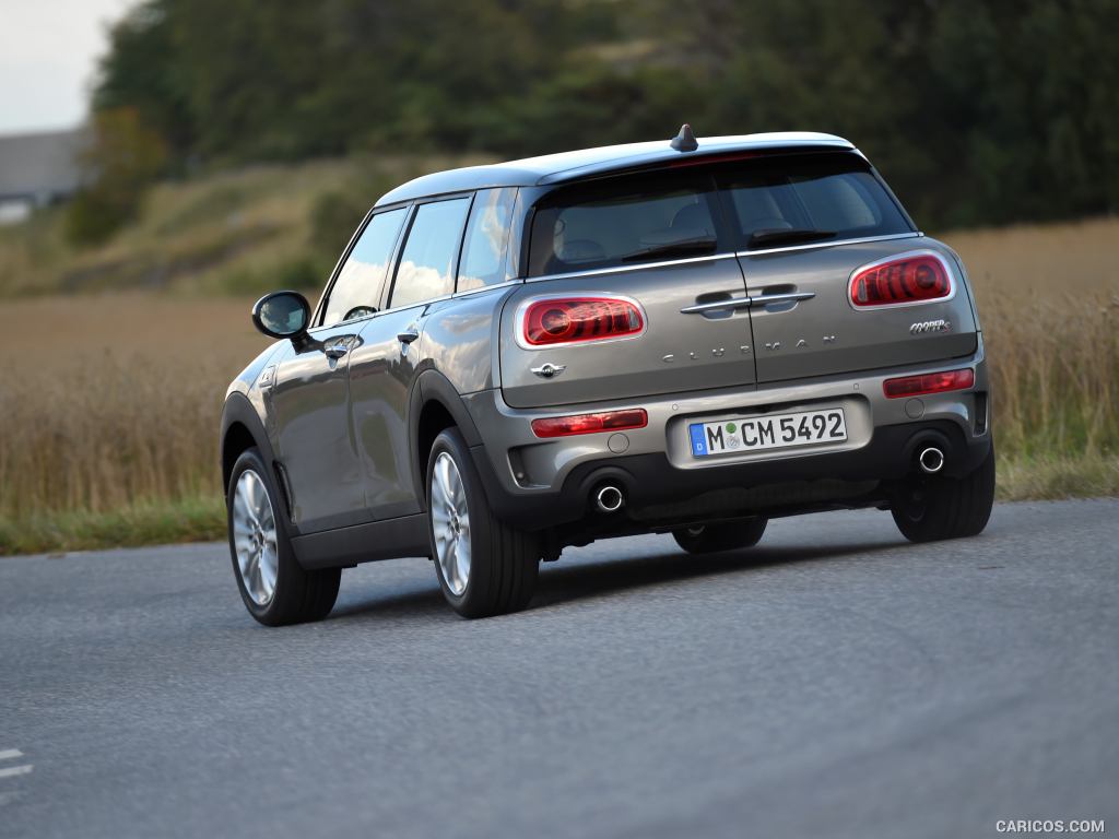 2016 MINI Cooper S Clubman in Metallic Melting Silver - Rear