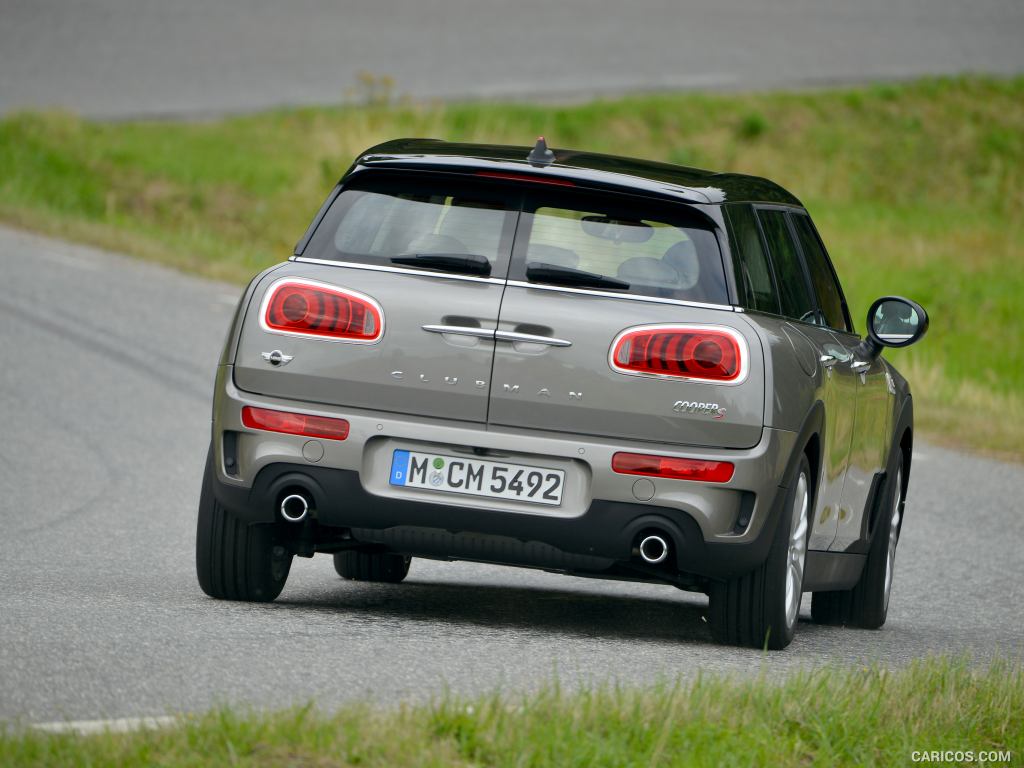 2016 MINI Cooper S Clubman in Metallic Melting Silver - Rear