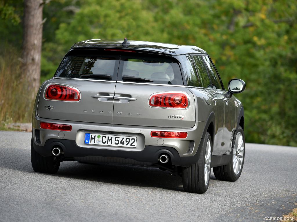 2016 MINI Cooper S Clubman in Metallic Melting Silver - Rear