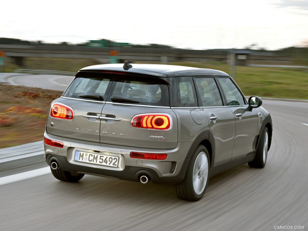 2016 MINI Cooper S Clubman in Metallic Melting Silver - Rear