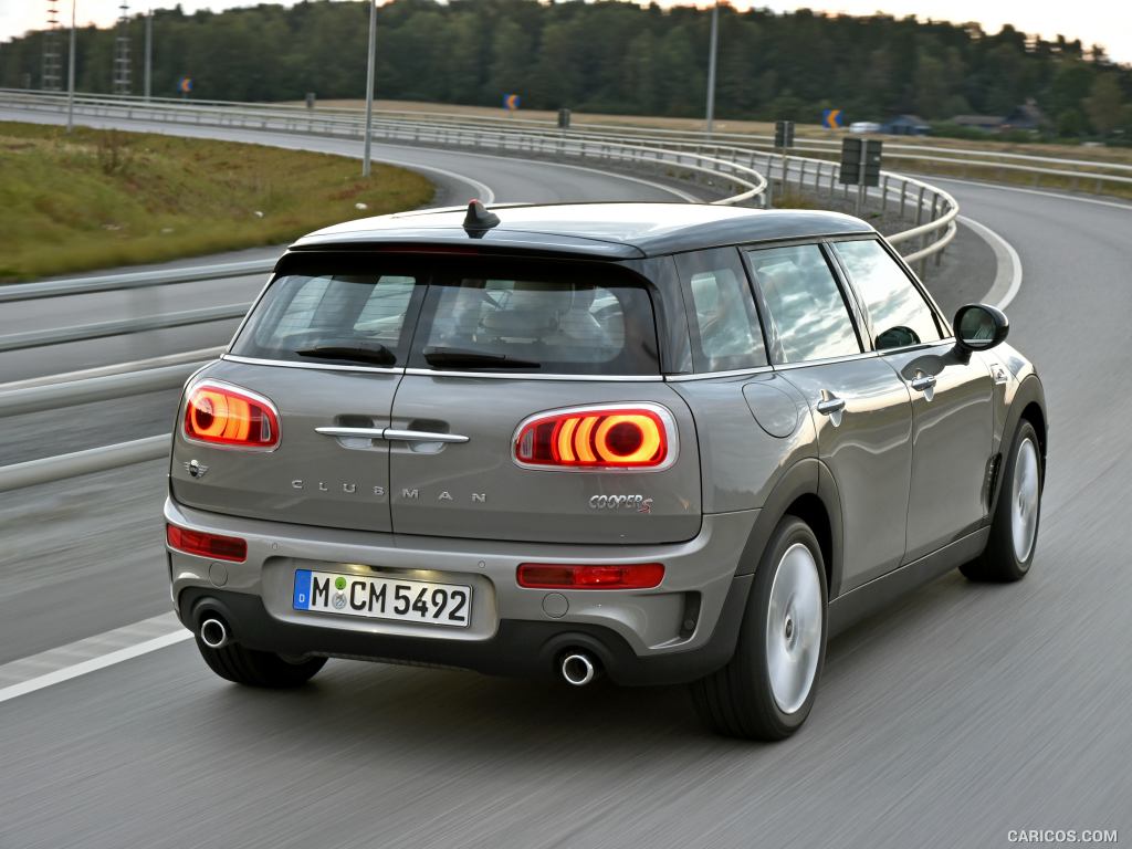 2016 MINI Cooper S Clubman in Metallic Melting Silver - Rear