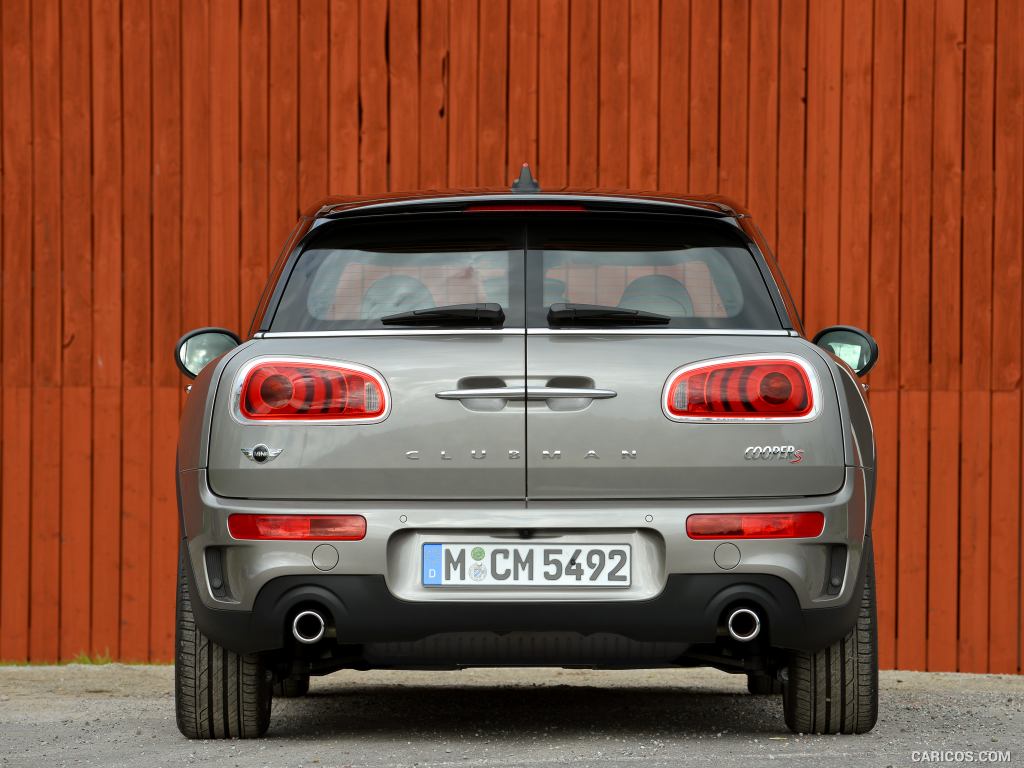 2016 MINI Cooper S Clubman in Metallic Melting Silver - Rear