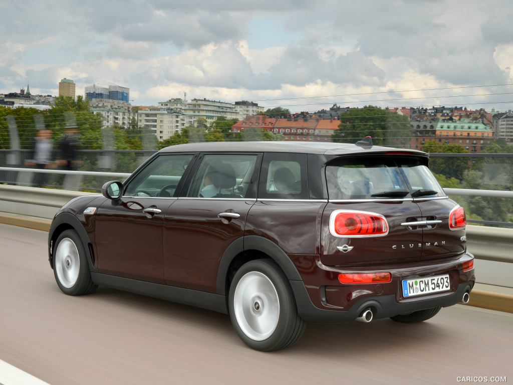 2016 MINI Cooper S Clubman in Metallic Pure Burgundy - Rear