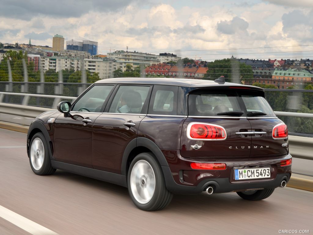 2016 MINI Cooper S Clubman in Metallic Pure Burgundy - Rear