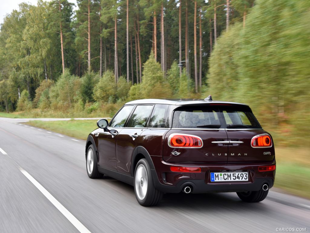 2016 MINI Cooper S Clubman in Metallic Pure Burgundy - Rear