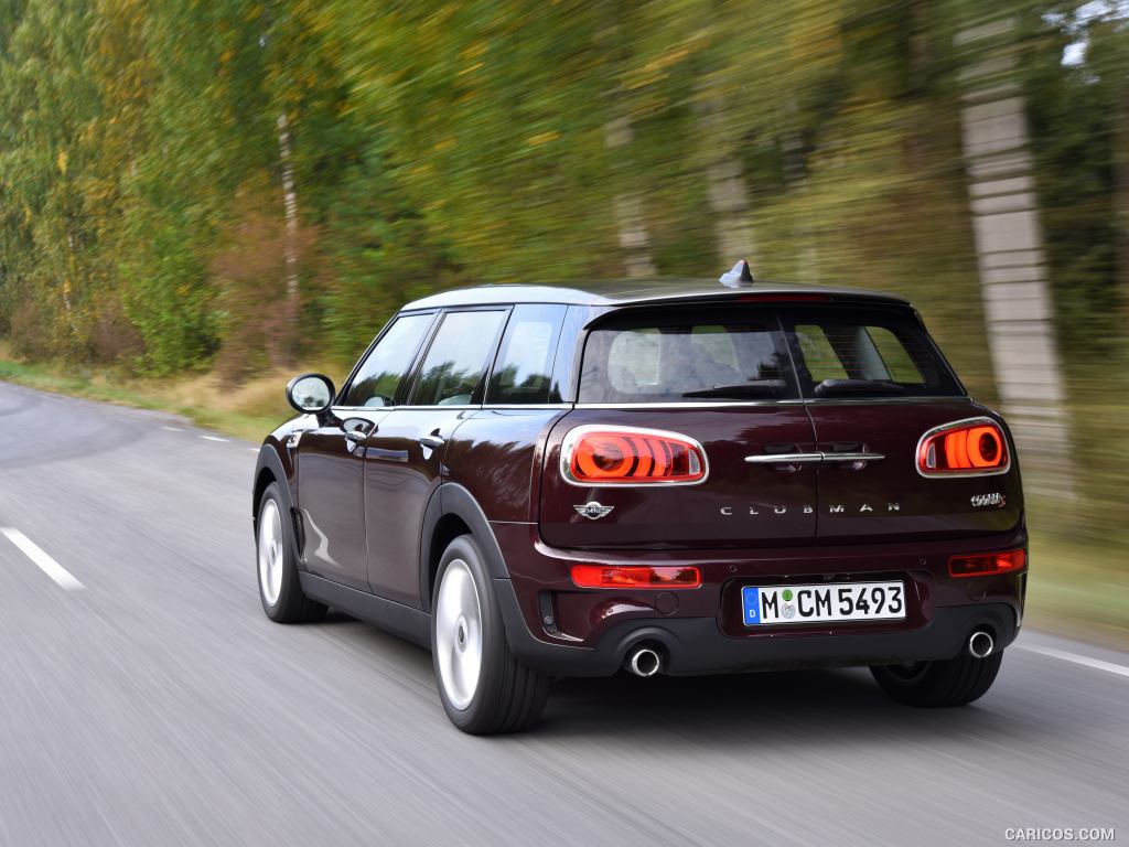 2016 MINI Cooper S Clubman in Metallic Pure Burgundy - Rear