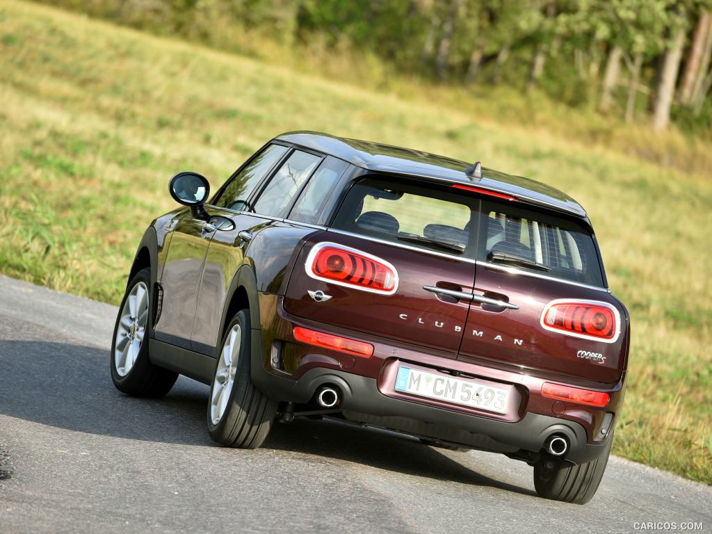 2016 MINI Cooper S Clubman in Metallic Pure Burgundy - Rear