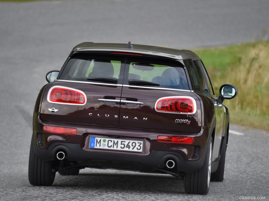 2016 MINI Cooper S Clubman in Metallic Pure Burgundy - Rear