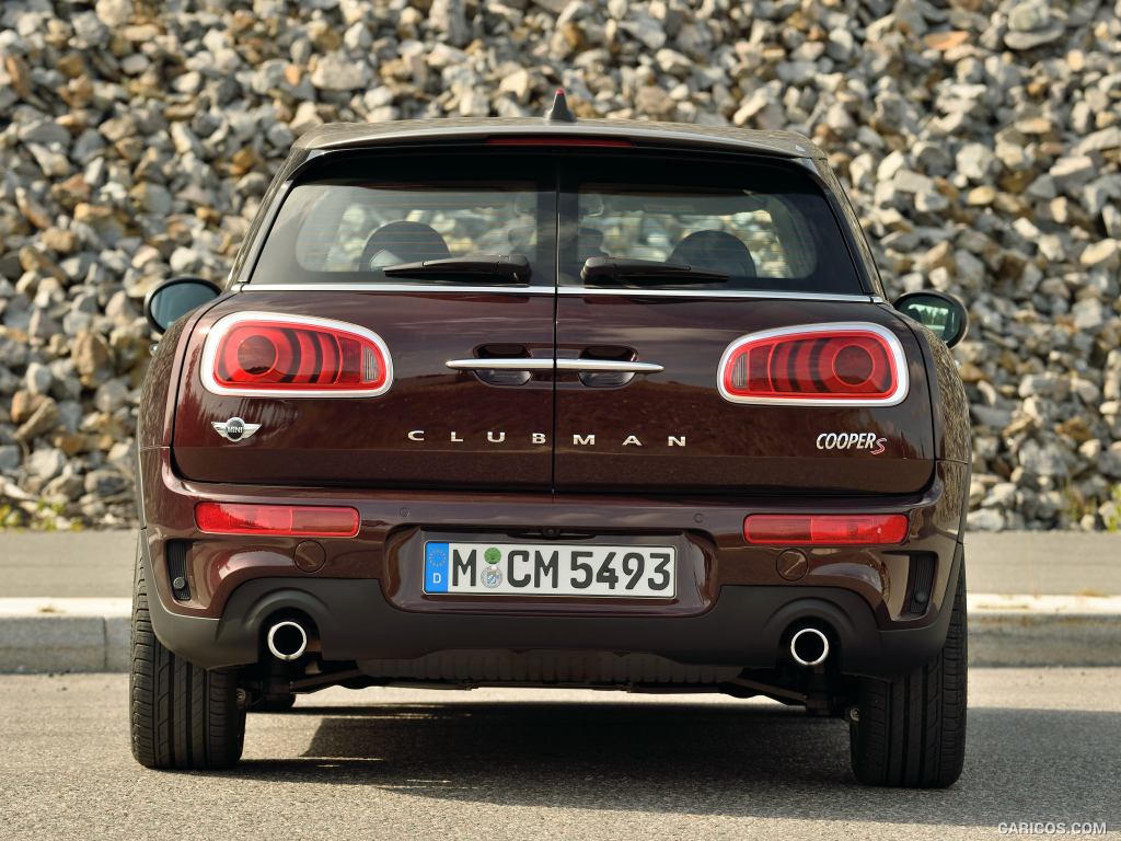 2016 MINI Cooper S Clubman in Metallic Pure Burgundy - Rear