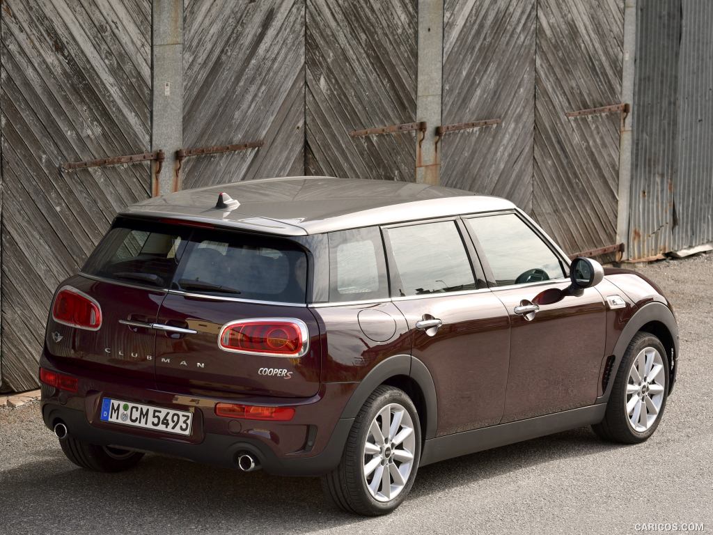 2016 MINI Cooper S Clubman in Metallic Pure Burgundy - Rear