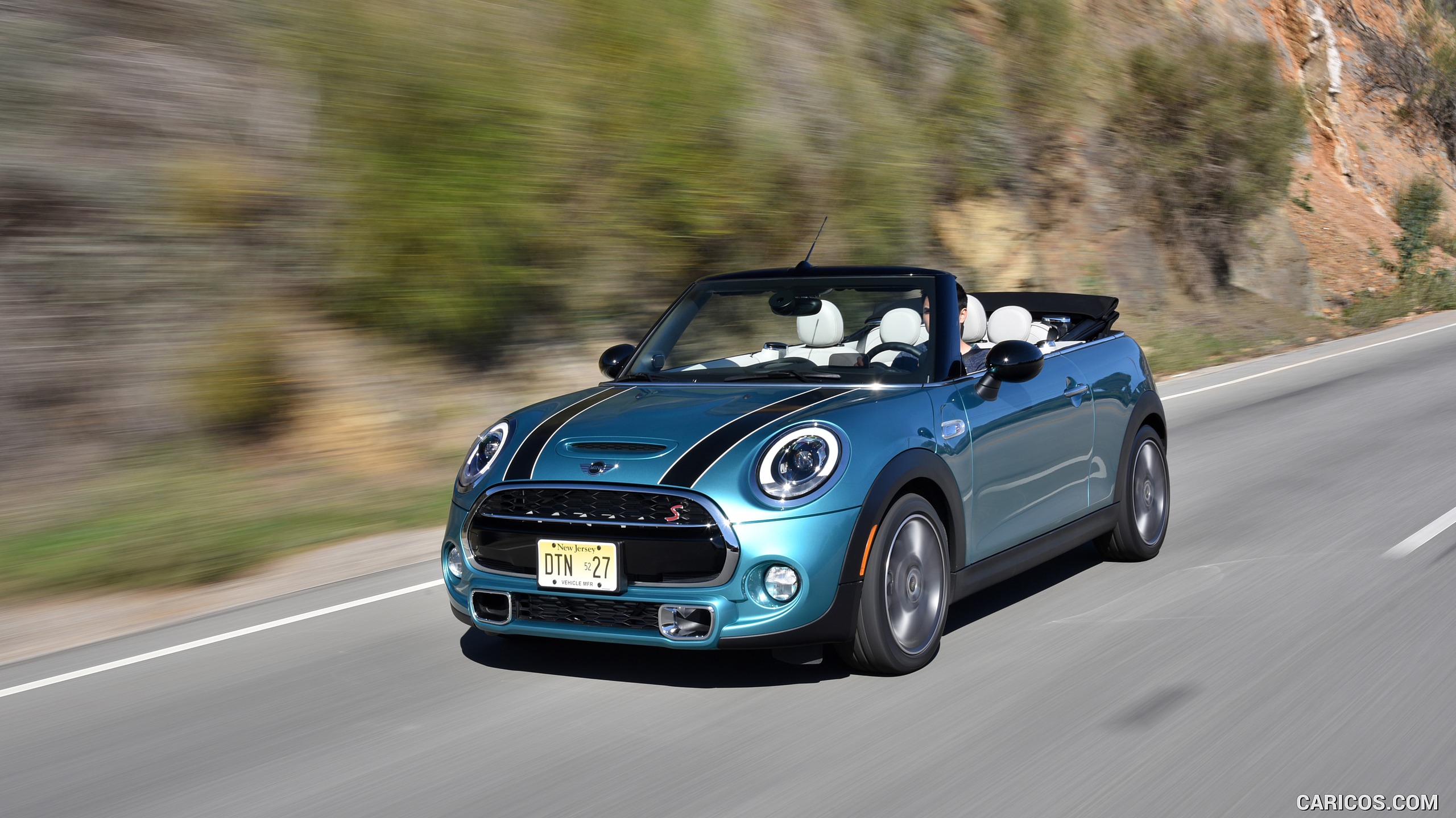 2016 MINI Cooper S Convertible (Color: Caribbean Aqua Metallic) - Front, #29 of 332