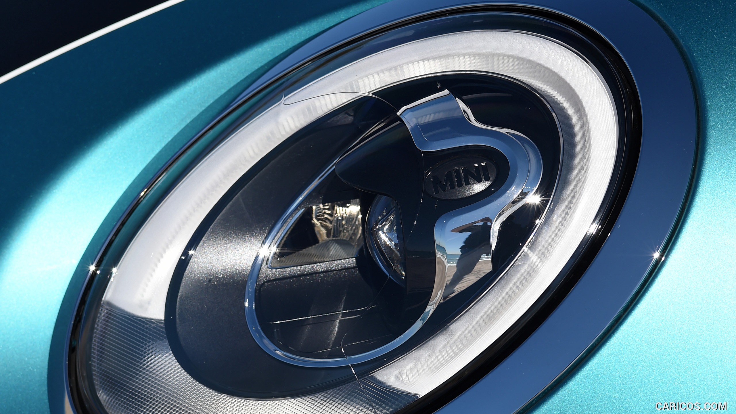 2016 MINI Cooper S Convertible (Color: Caribbean Aqua Metallic) - Headlight, #118 of 332
