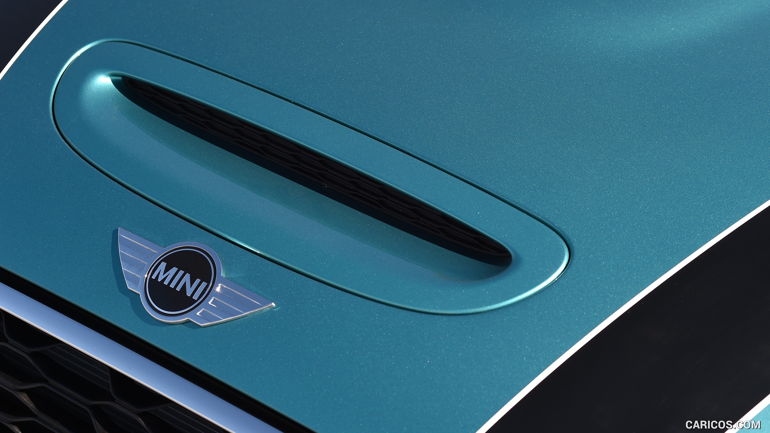 2016 MINI Cooper S Convertible (Color: Caribbean Aqua Metallic) - Hood, #125 of 332