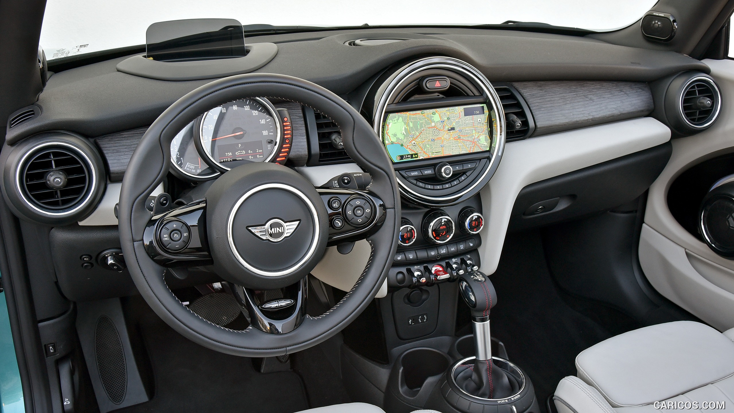 2016 MINI Cooper S Convertible (Color: Caribbean Aqua Metallic) - Interior, Cockpit, #137 of 332