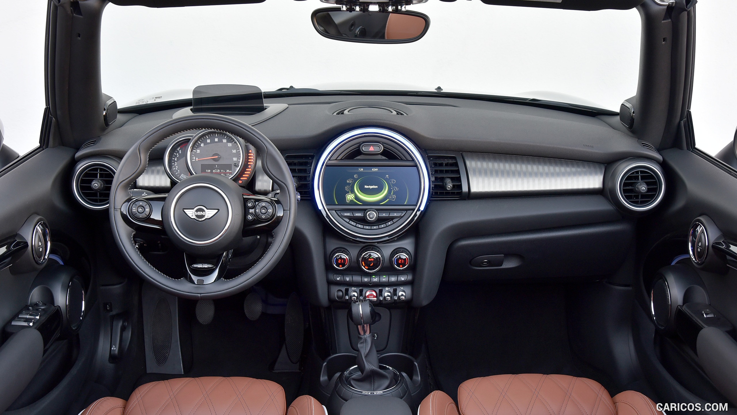 2016 MINI Cooper S Convertible (Color: Melting Silver Metallic) - Interior, Cockpit, #304 of 332