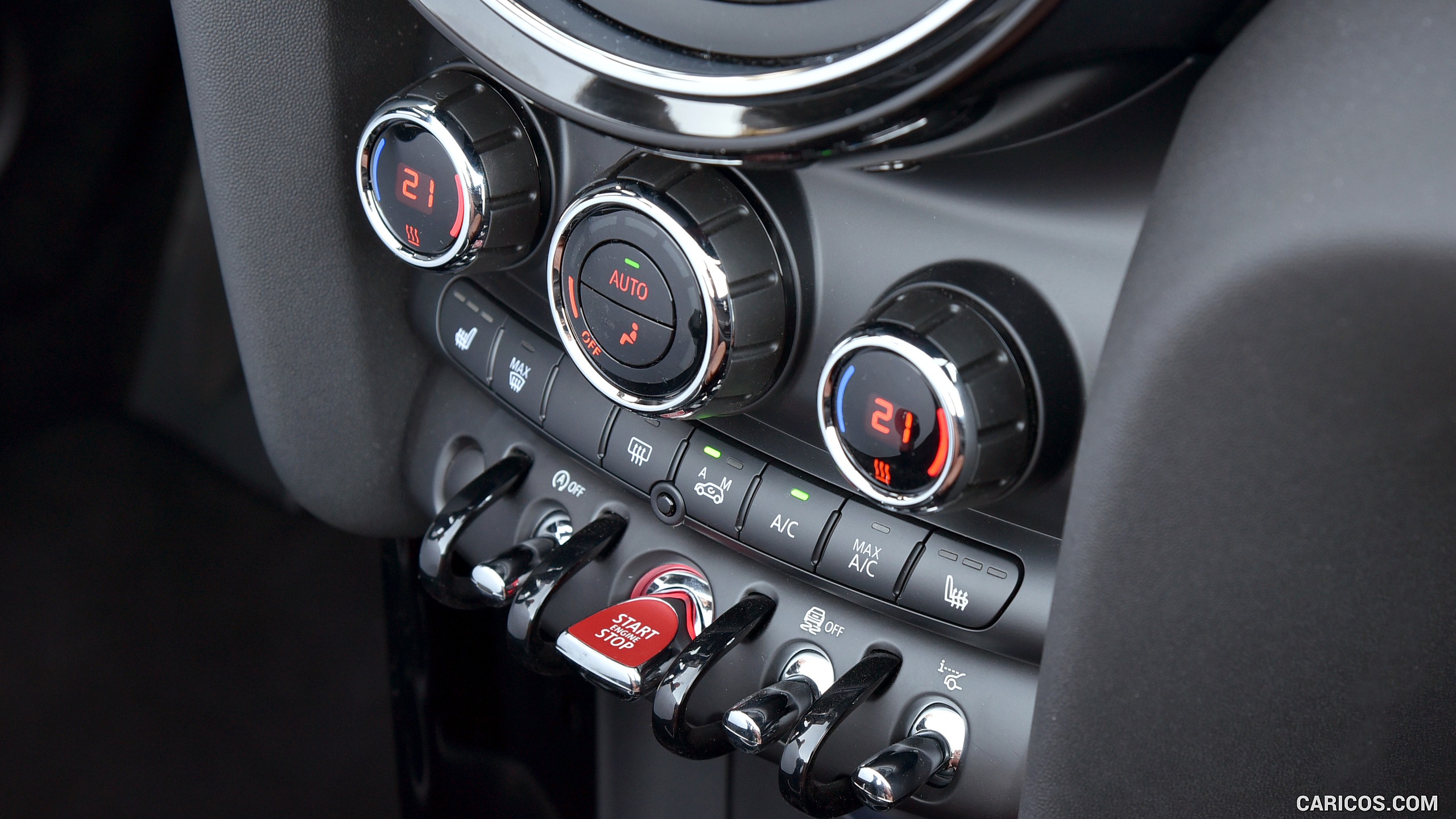 2016 MINI Cooper S Convertible (Color: Melting Silver Metallic) - Interior, Controls, #310 of 332