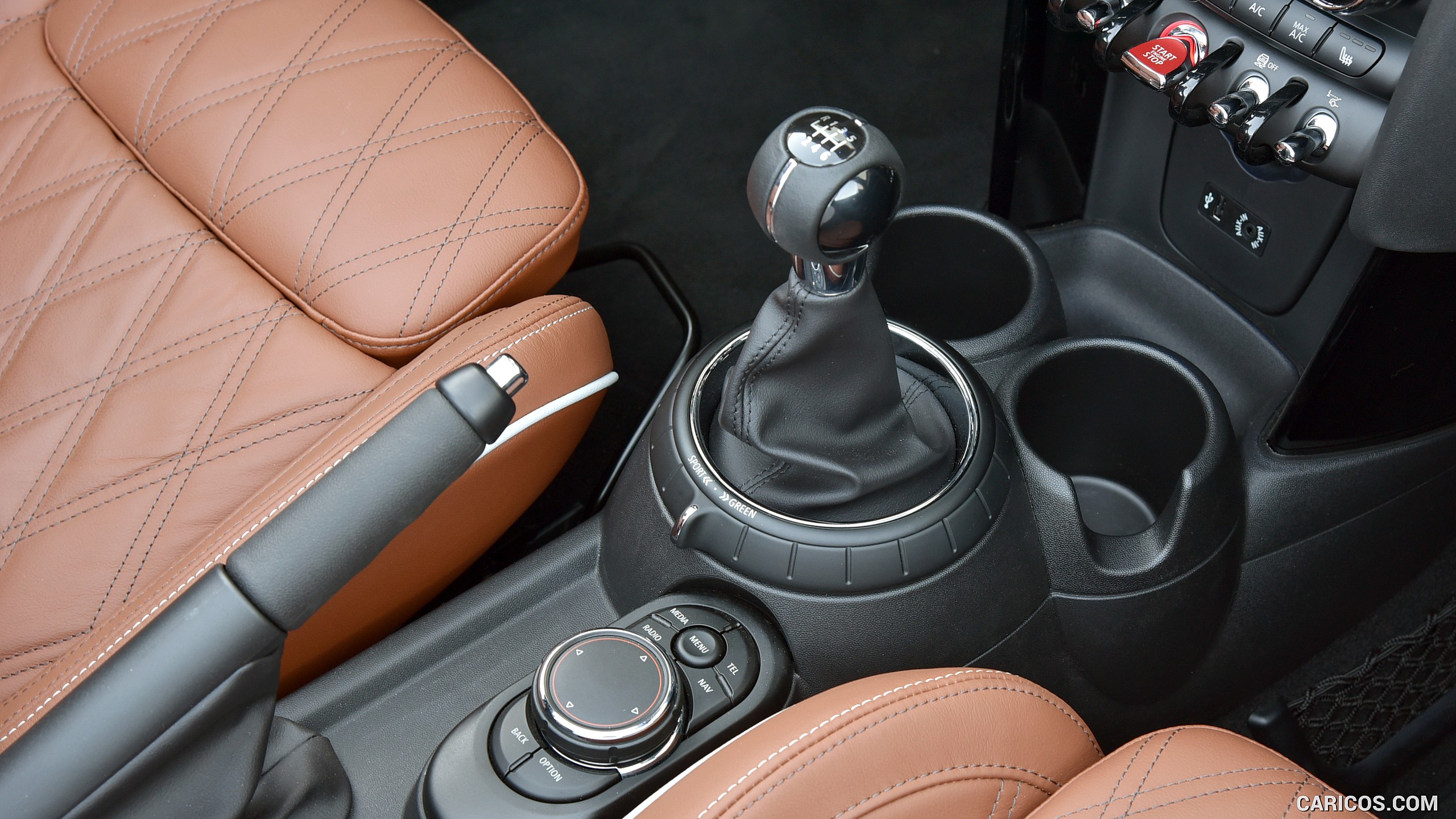 2016 MINI Cooper S Convertible (Color: Melting Silver Metallic) - Interior, Detail, #312 of 332