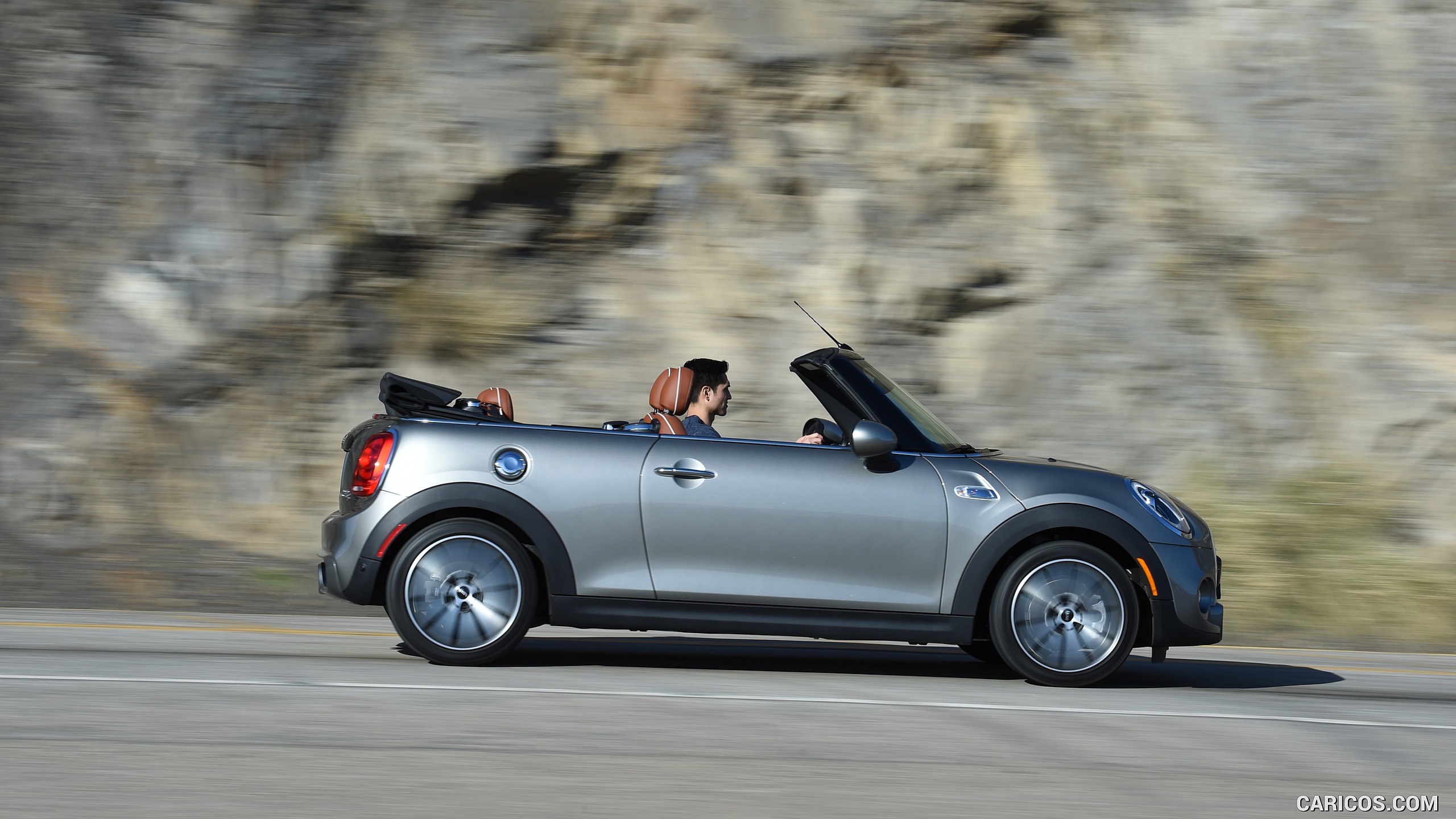 2016 MINI Cooper S Convertible (Color: Melting Silver Metallic) - Side, #197 of 332