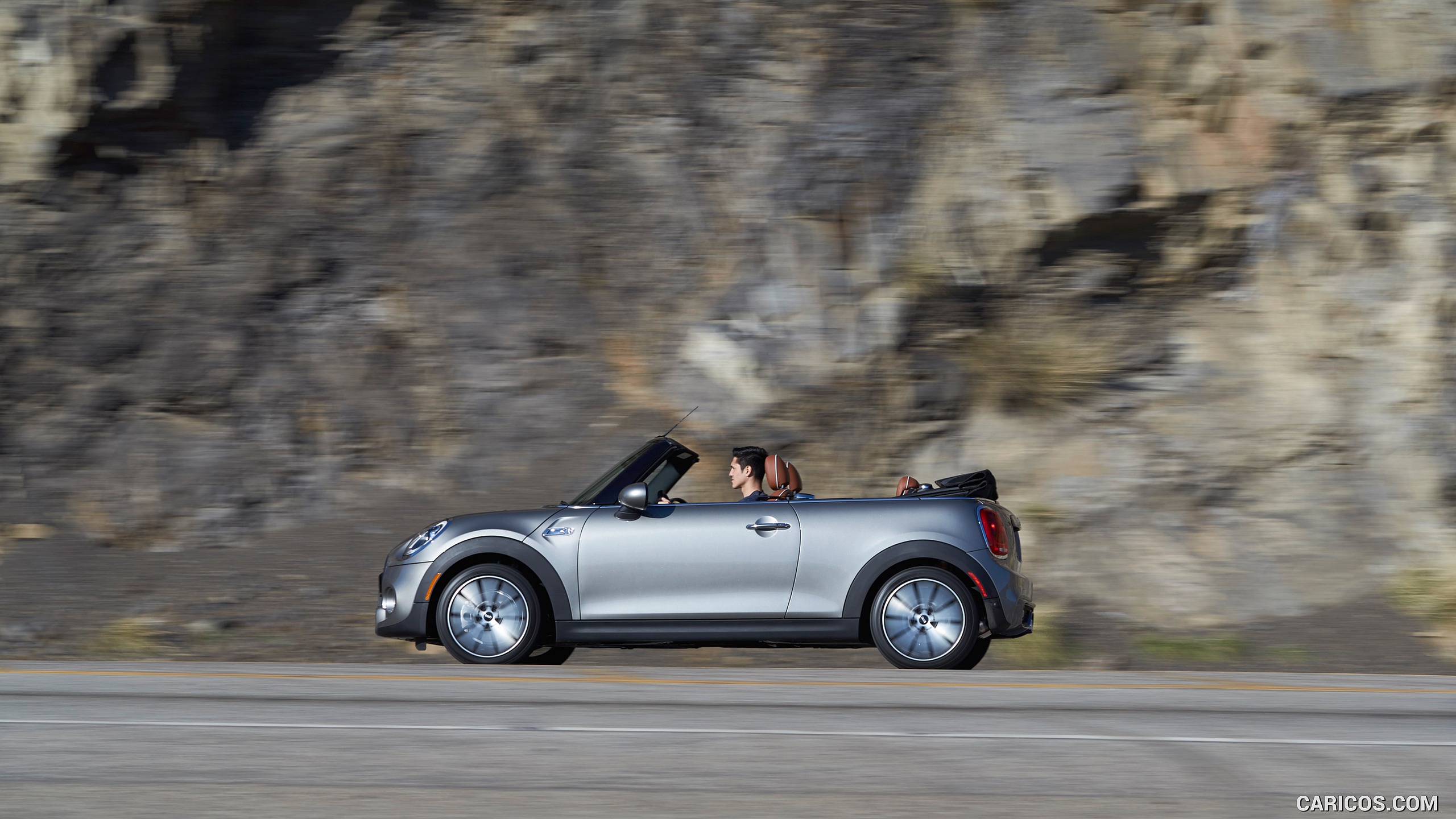 2016 MINI Cooper S Convertible (Color: Melting Silver Metallic) - Side, #198 of 332