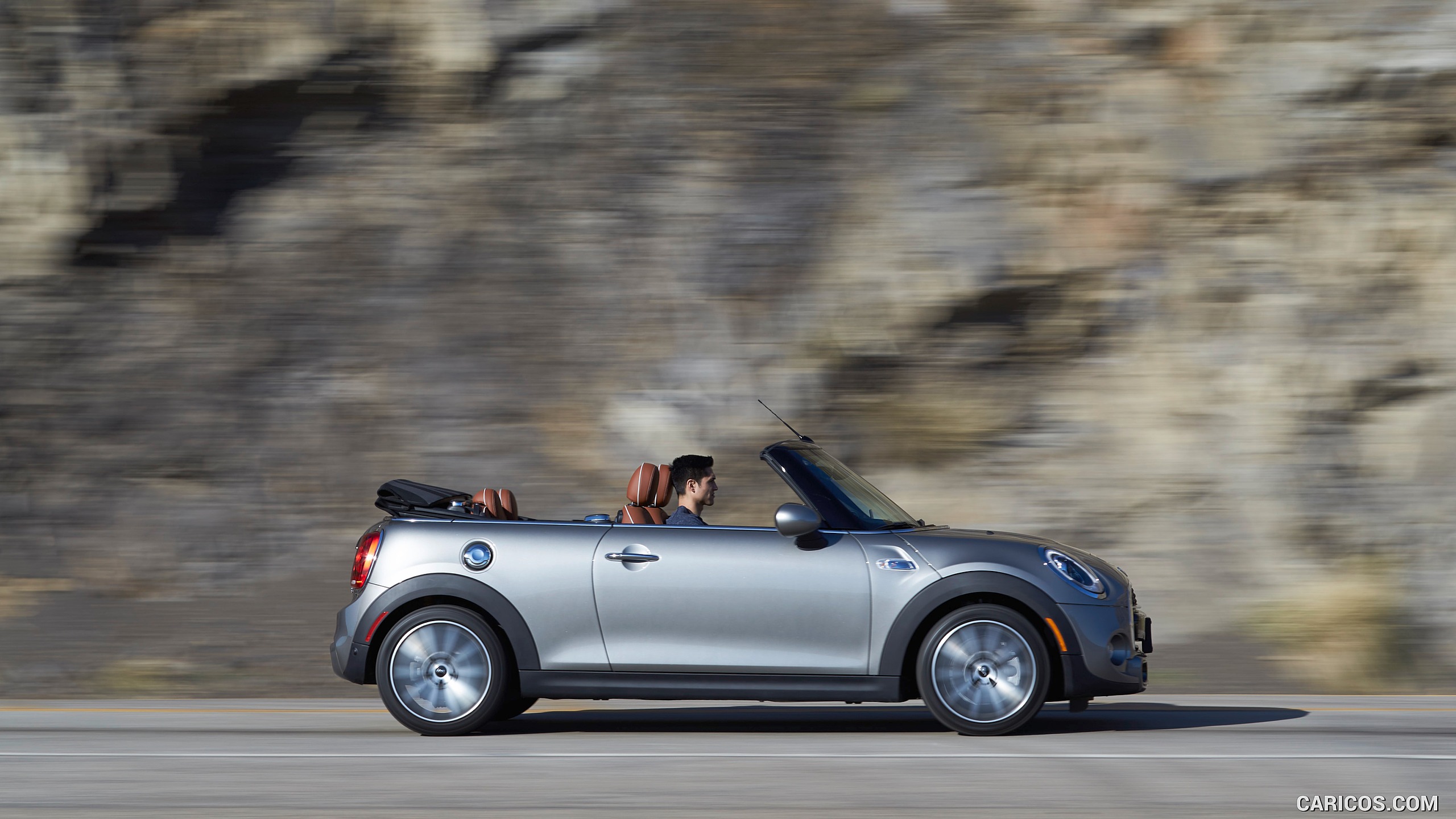 2016 MINI Cooper S Convertible (Color: Melting Silver Metallic) - Side, #199 of 332