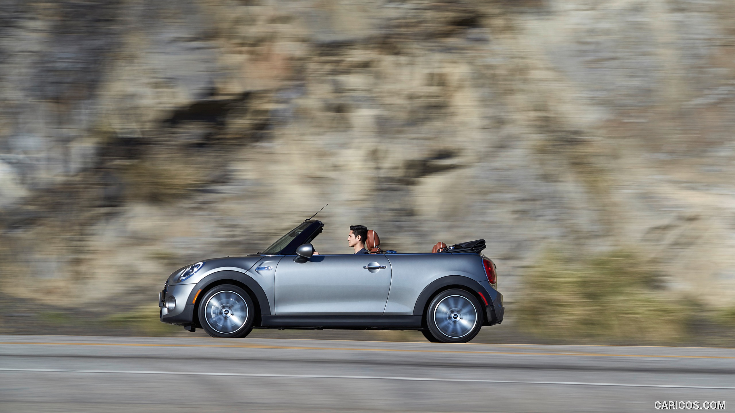 2016 MINI Cooper S Convertible (Color: Melting Silver Metallic) - Side, #200 of 332