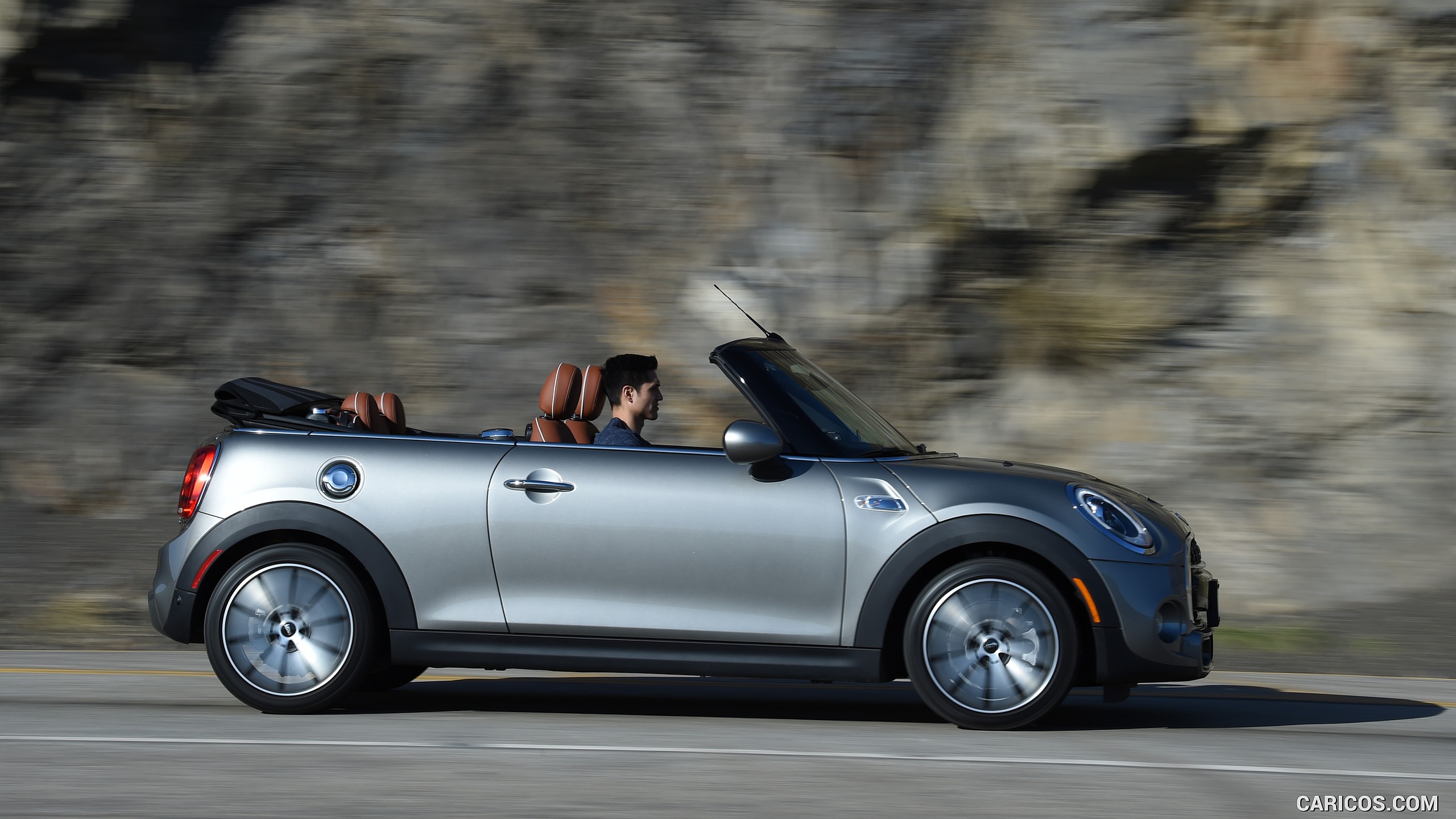 2016 MINI Cooper S Convertible (Color: Melting Silver Metallic) - Side, #202 of 332