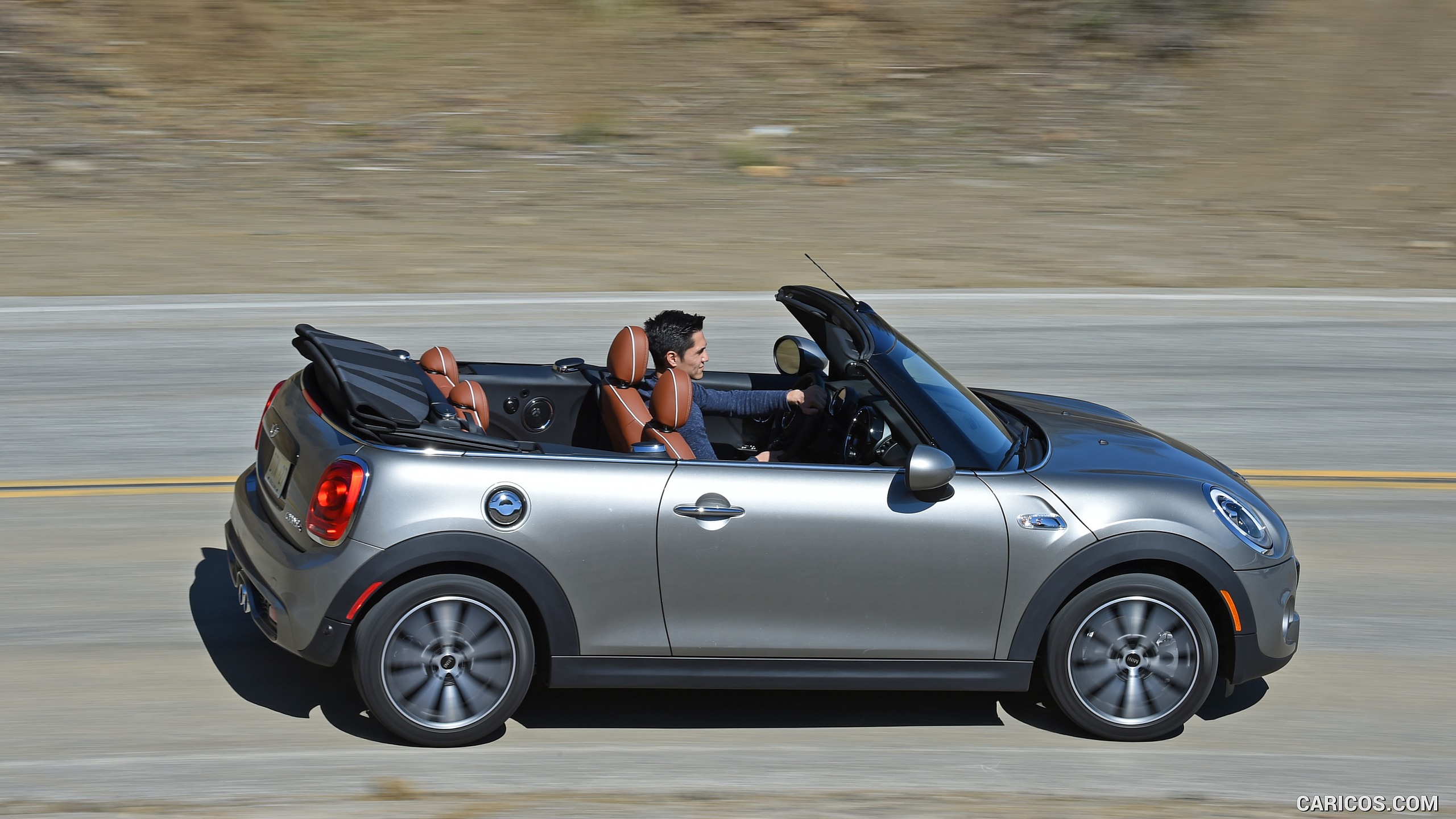 2016 MINI Cooper S Convertible (Color: Melting Silver Metallic) - Side, #205 of 332