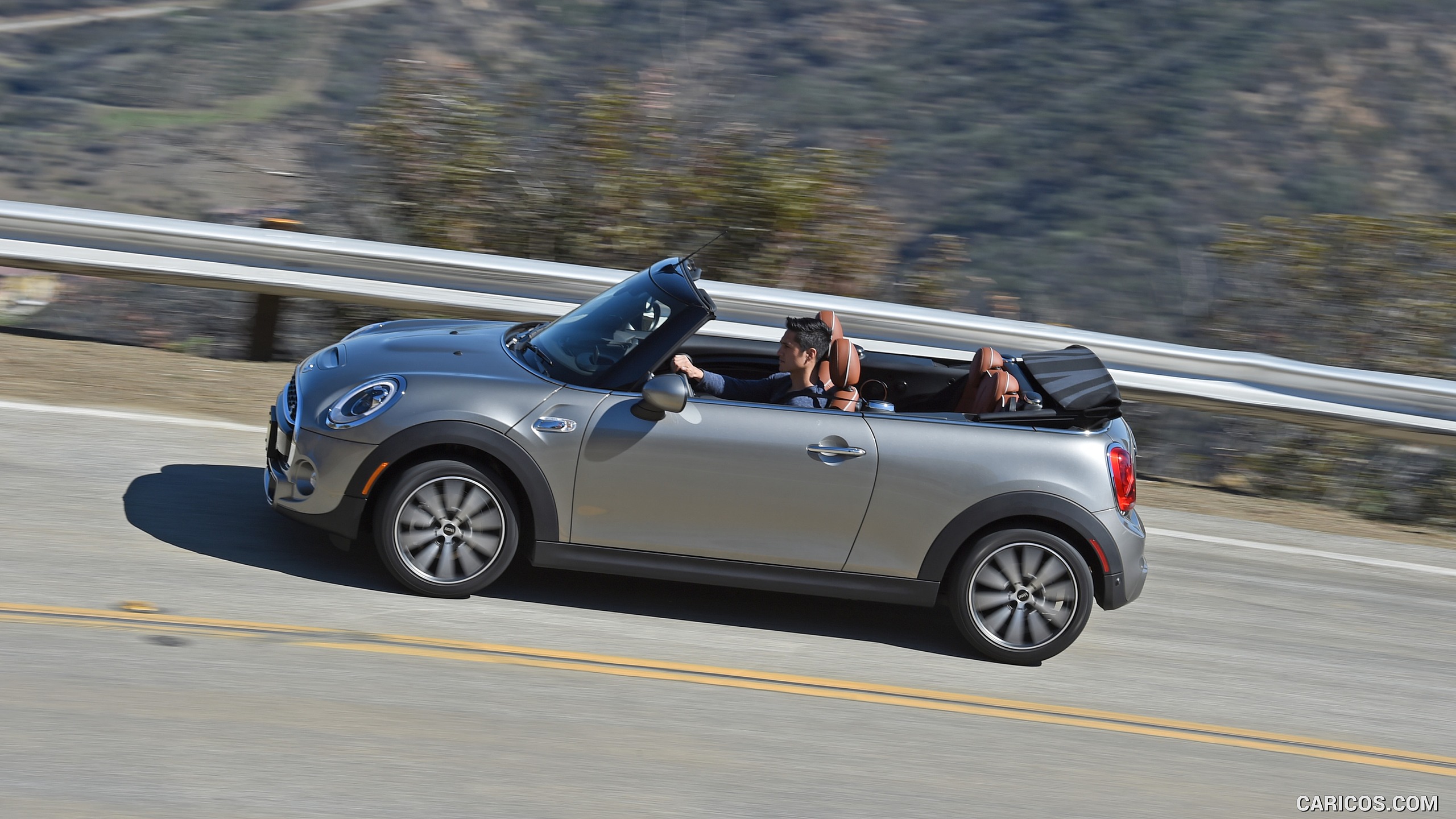 2016 MINI Cooper S Convertible (Color: Melting Silver Metallic) - Side, #206 of 332
