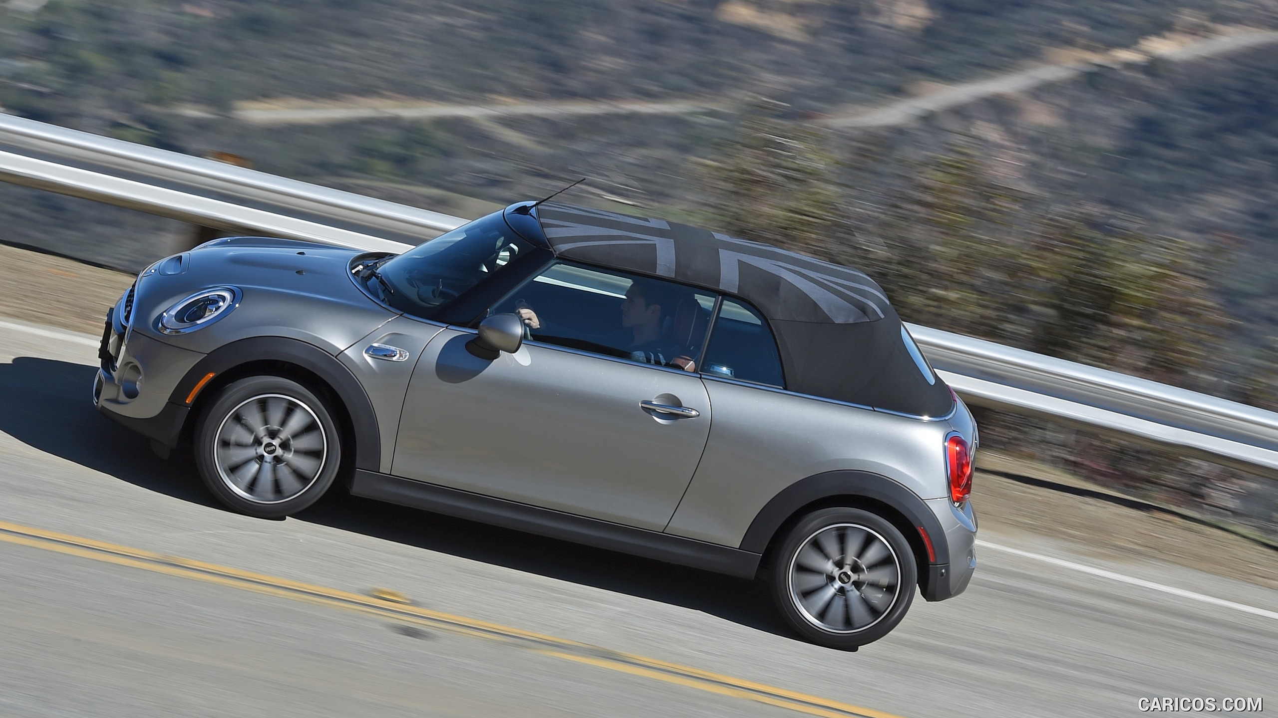 2016 MINI Cooper S Convertible (Color: Melting Silver Metallic) - Side, #215 of 332
