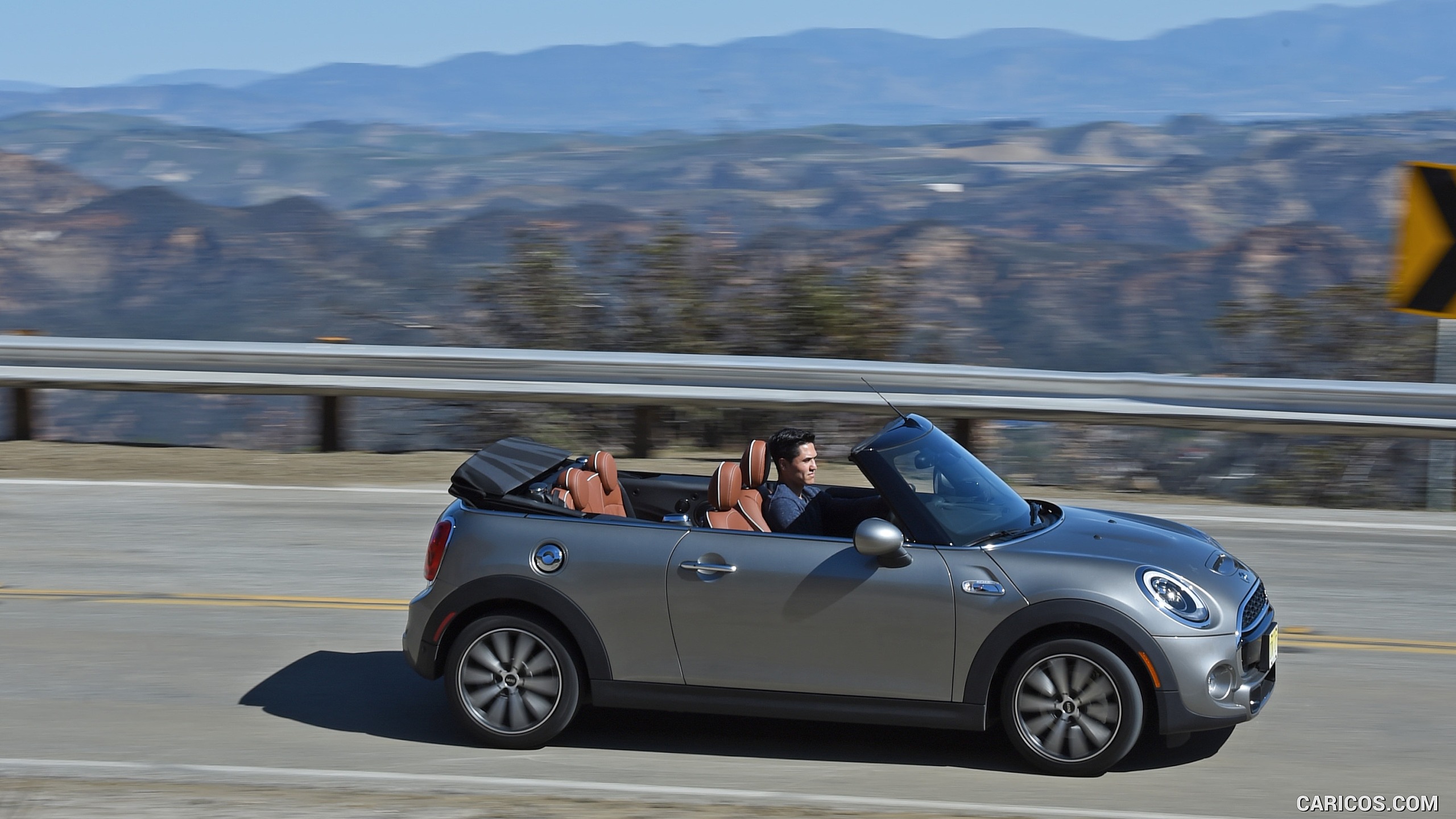 2016 MINI Cooper S Convertible (Color: Melting Silver Metallic) - Side, #216 of 332