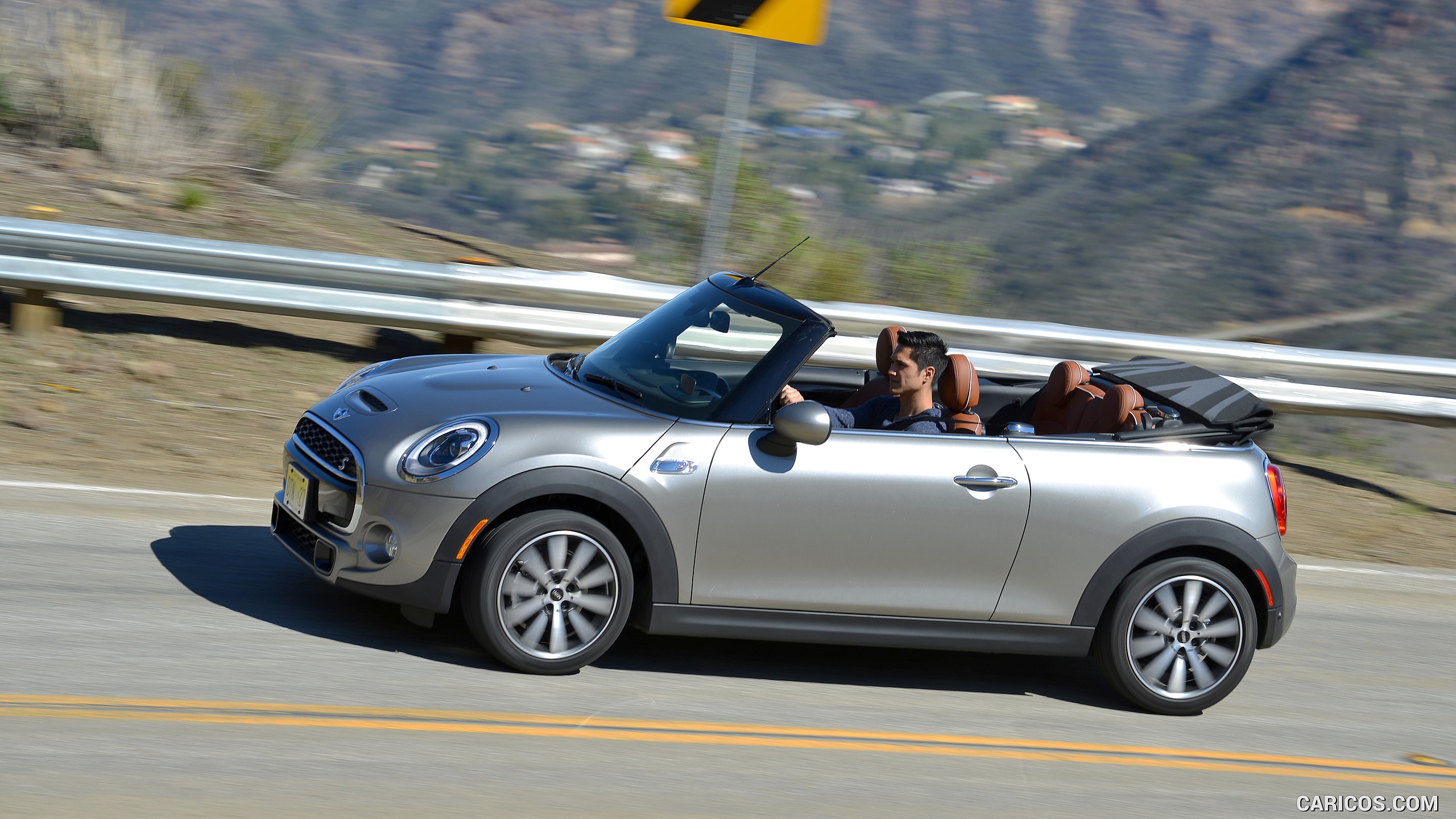 2016 MINI Cooper S Convertible (Color: Melting Silver Metallic) - Side, #218 of 332