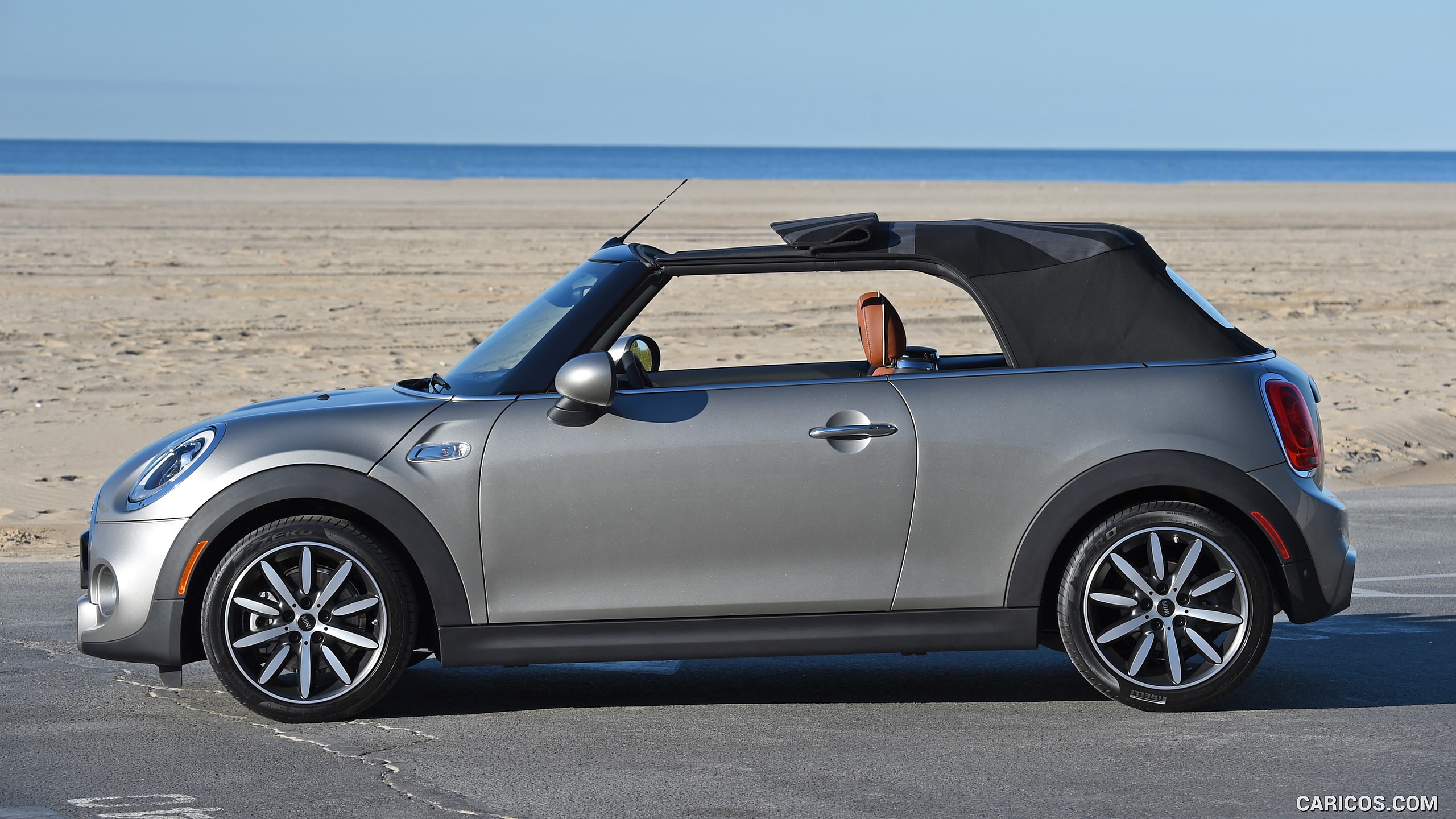 2016 MINI Cooper S Convertible (Color: Melting Silver Metallic) - Top Closed - Side, #270 of 332