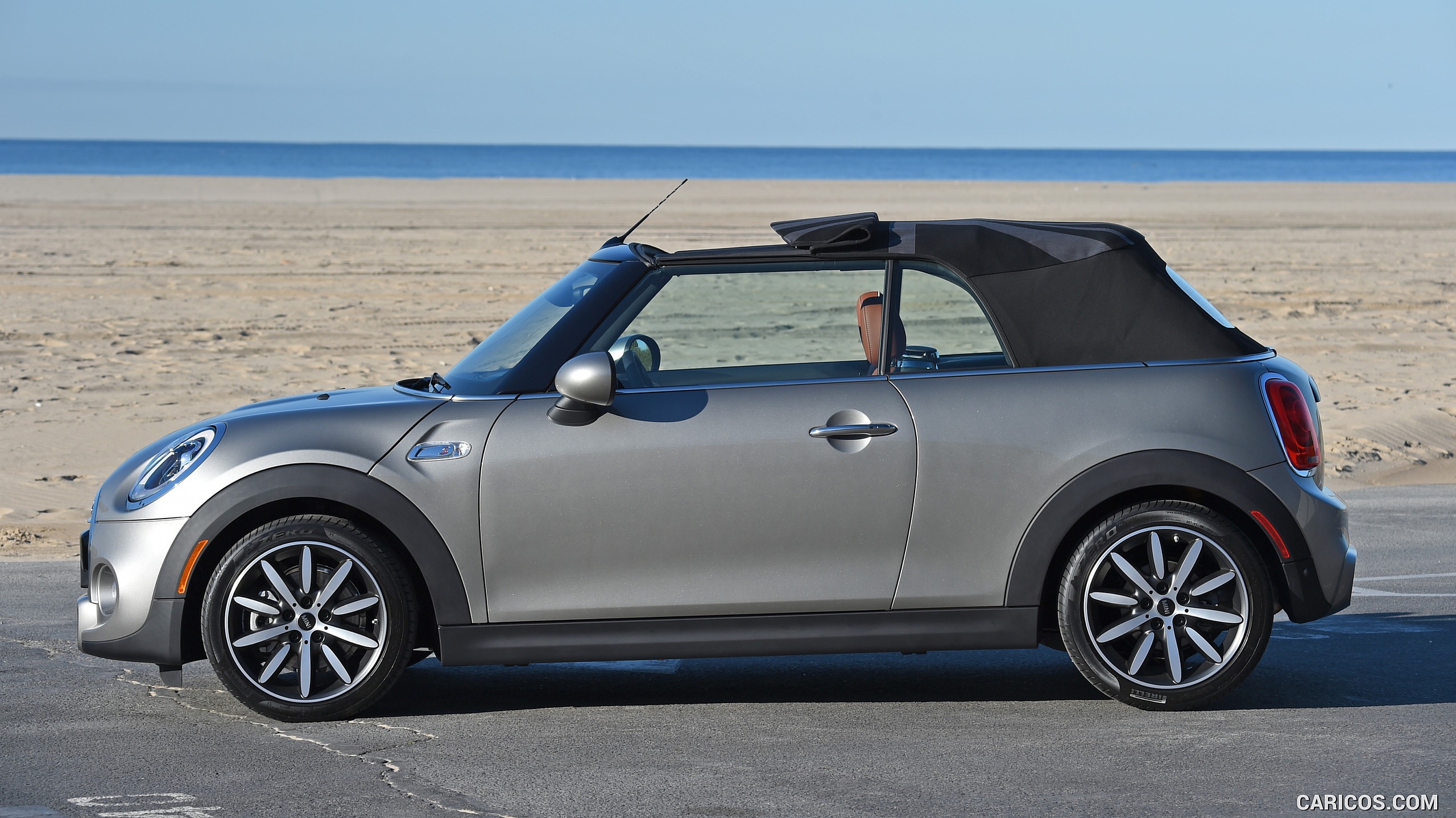 2016 MINI Cooper S Convertible (Color: Melting Silver Metallic) - Top Closed - Side, #271 of 332