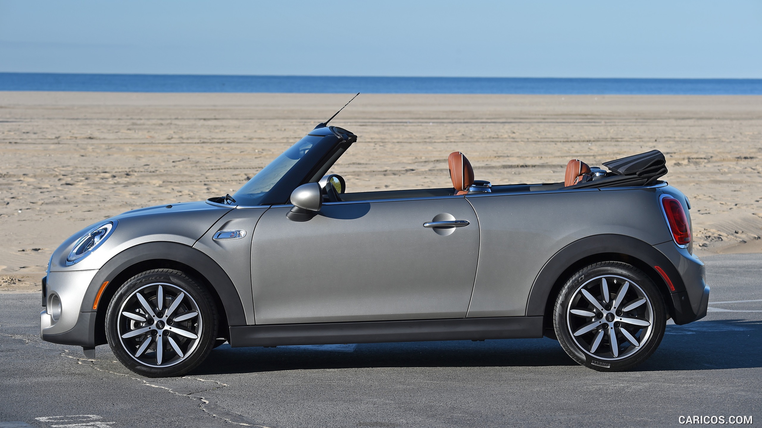 2016 MINI Cooper S Convertible (Color: Melting Silver Metallic) - Top Dowd - Side, #267 of 332