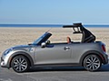 2016 MINI Cooper S Convertible (Color: Melting Silver Metallic) - Top In Action - Side