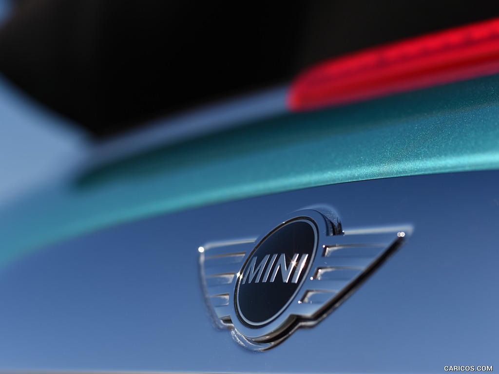 2016 MINI Cooper S Convertible (Color: Caribbean Aqua Metallic) - Badge