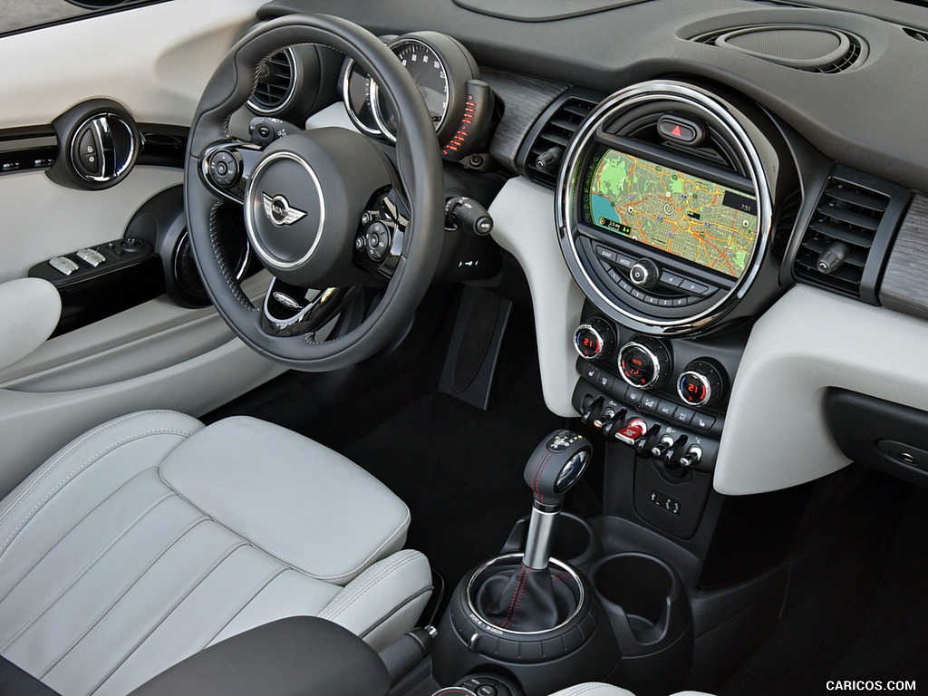 2016 MINI Cooper S Convertible (Color: Caribbean Aqua Metallic) - Central Console