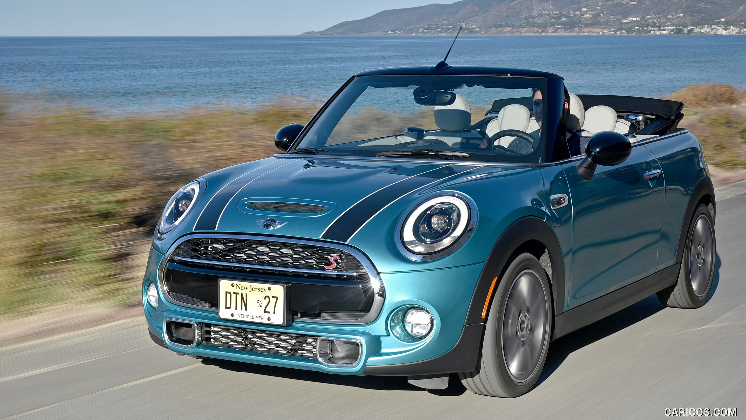 2016 MINI Cooper S Convertible (Color: Caribbean Aqua Metallic) - Front ...