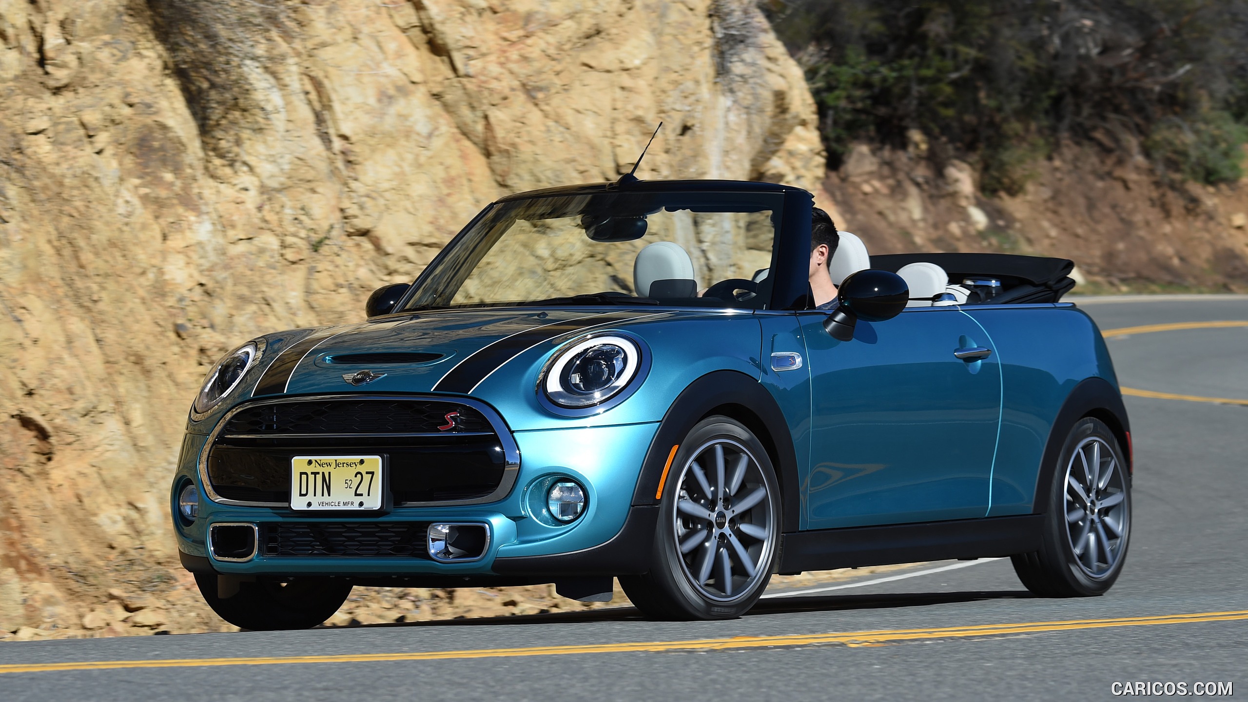 2016 MINI Cooper S Convertible (Color: Caribbean Aqua Metallic) - Front ...