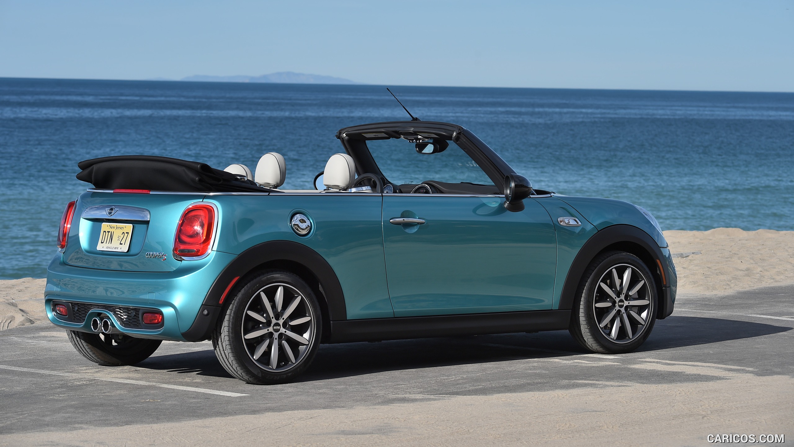 2016 MINI Cooper S Convertible (Color: Caribbean Aqua Metallic) - Side ...